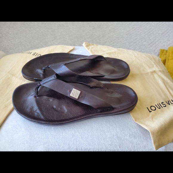 COPY - Authentic Louis Vuitton leather sandals, Men, Brown - Picture 3 of 8